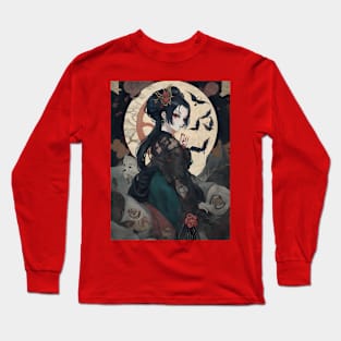 Anime vampire girl Long Sleeve T-Shirt